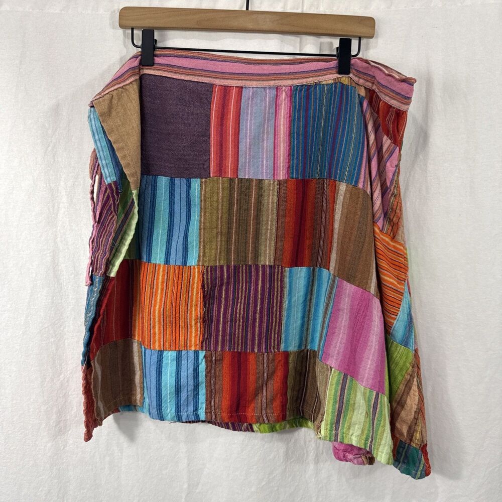 Handmade Unbranded Patchwork Multicolor Half Apron Boho Womens